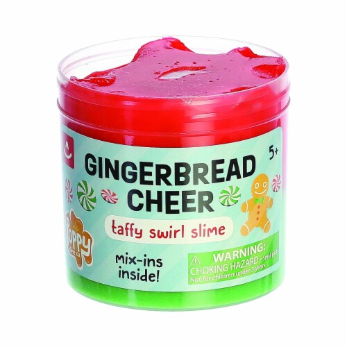Aurora Toys Mini Green and Red Poppy Slime Co. 11.3oz Gingerbread Cheer ...