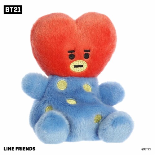 Aurora Mini Red BT21 Palm Pals 5 inches TATA Lovable Stuffed Doll, One ...