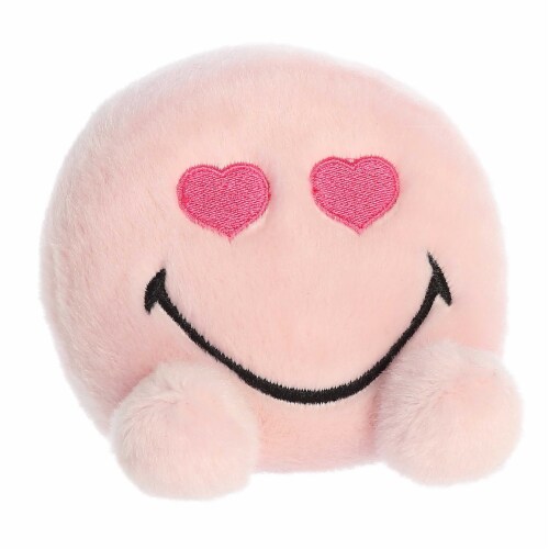 Aurora Mini Pink SMILEYWORLD Palm Pals 5 inch Heart Eyes Vibrant Stuffed Animal, One Size - Kroger