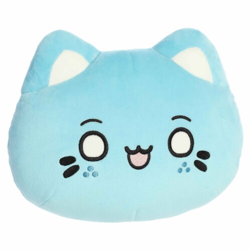 Aurora Medium Marble Soda Tasty Peach 10 inch Meowchi Face Plush Enchanting Stuffed Animal, One ...