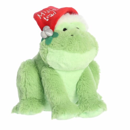 Aurora Small Green JUST SAYIN' 8 inch Mistle-Toad Festive Stuffed Animal, One Size - Kroger