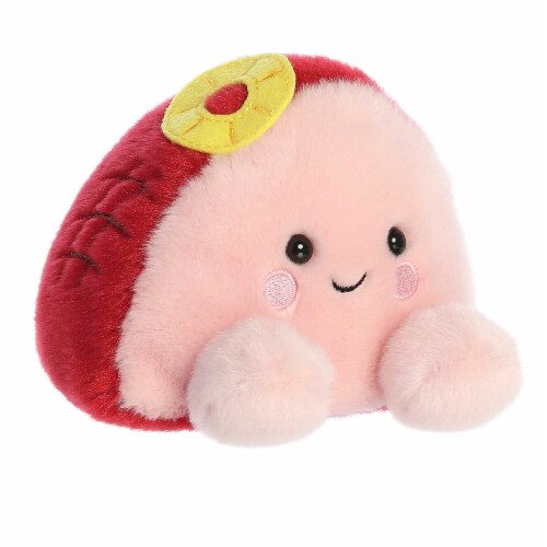 Aurora Mini Pink Palm Pals 5 inch Virginia Ham Festive Stuffed Animal ...