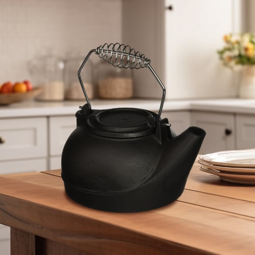 Panacea Open Hearth Kettle Humidifier - Black Perspective: left