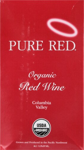 Badger Mountain Pure Red® Wine Box Perspective: left