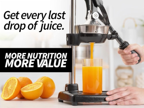 Zulay Kitchen Heavy Duty Citrus Juicer Extra Tall Black Extra Tall Mariano s