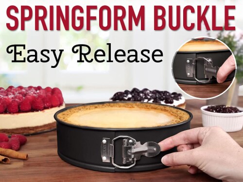 Zulay Kitchen Cheesecake Pan - Springform Pan with Safe Non-Stick Coating - 9  inch Balck, 1 - Fry's Food Stores