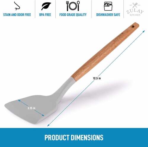 Zulay Kitchen Premium Silicone Spatula (12.5 inch) - Flexible & Heat  Resistant Rubber Spatula, 1 - Kroger