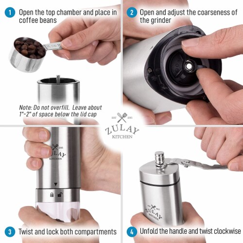 Zolay manual coffee grinder deals