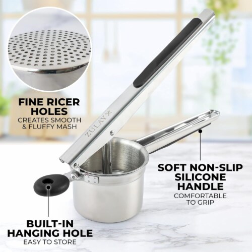 Zulay Kitchen Large 13.5oz Potato Ricer Stainless Steel 1 Kroger