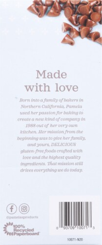 Pamela's® Gluten Free Chunky Chocolate Chip Cookies Perspective: left