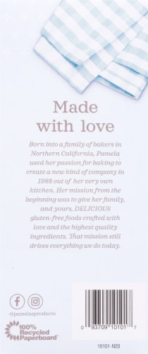 Pamela's® Gluten Free Pecan Shortbread Cookies Perspective: left