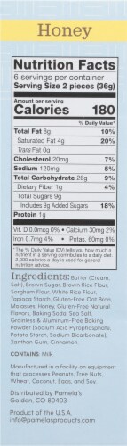 Pamela's® Gluten Free Honey Graham Crackers Perspective: left