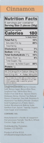 Pamela's Gluten Free Cinnamon Grahams Perspective: left