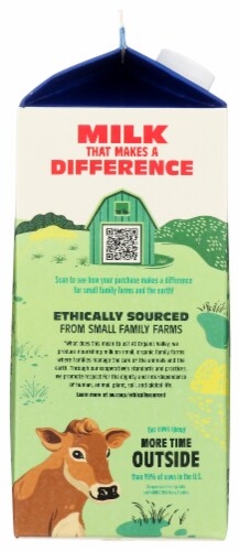 Organic Valley Lactose Free 2% Reduced Fat Milk Perspective: left