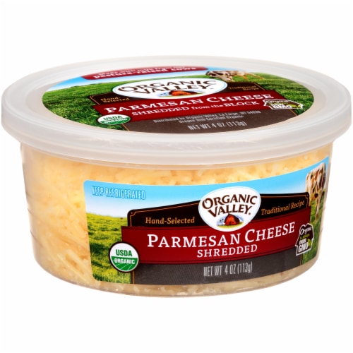 Organic Valley® Parmesan Shredded Cheese Perspective: left
