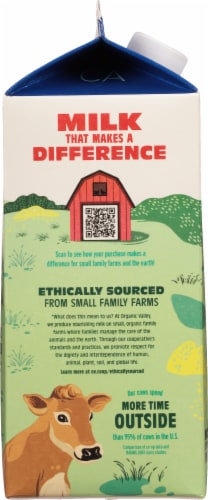 Organic Valley® 2% Reduced Fat Milk Perspective: left