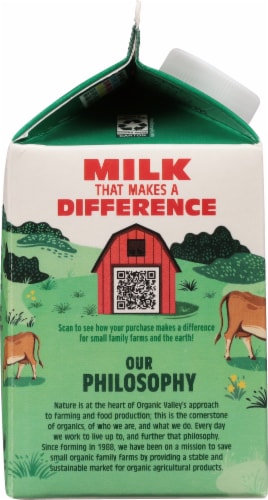 Organic Valley® Grassmilk Organic Half & Half Perspective: left