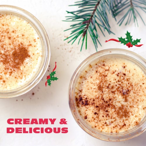 Organic Valley Reduced Fat Egg Nog Perspective: left