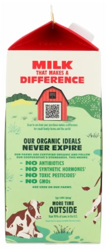 Organic Valley® Family First™ Whole Milk with DHA & Omega 3 Perspective: left