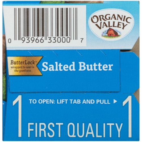 Organic Valley® Salted Butter Sticks Perspective: left