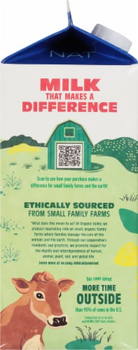 Organic Valley® 2% Reduced Fat Milk Half Gallon Perspective: left