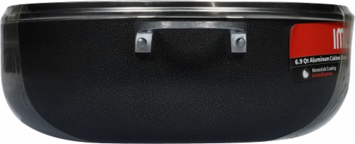Imusa® Hammered Cast Aluminum Nonstick Caldero - Black Perspective: left