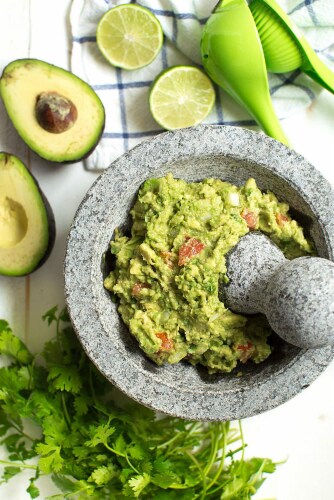 IMUSA Granite Molcajete Gray Mexican Mortar and Pestle Perspective: left