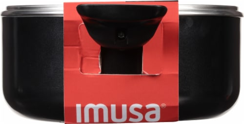 IMUSA® Dutch Oven Aluminum With Glass Lid - Cera Perspective: left