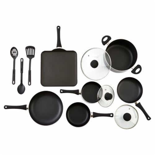 IMUSA Nonstick Cookware Set - Charcoal Perspective: left