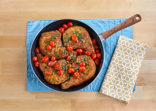 IMUSA Stone Frying Pan - Black Perspective: left