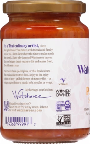 Watcharee's® Thai Peanut Sauce Perspective: left