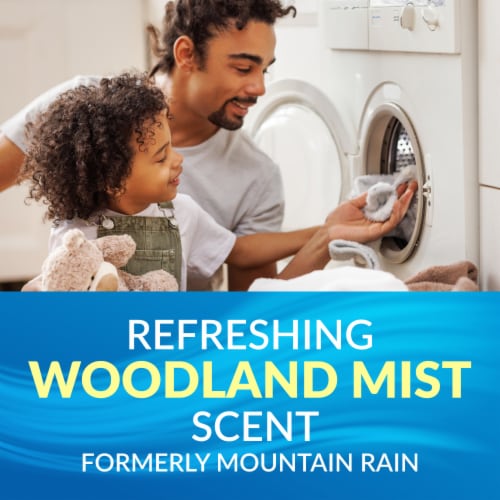 XTRA Mountain Rain Liquid Laundry Detergent Perspective: left