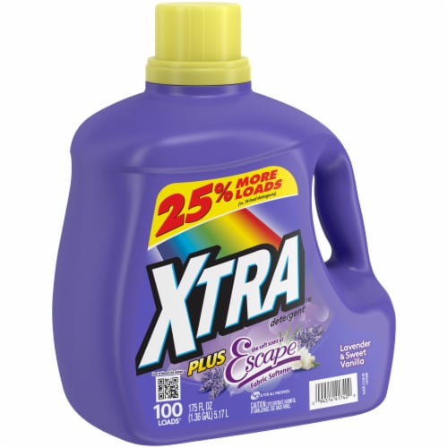 Xtra Lavender & Sweet Vanilla Liquid Laundry Detergent Perspective: left