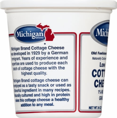 Michigan Low Fat Cottage Cheese Perspective: left