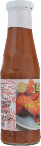 Caribbean Exotic Gourmet® West Indian Style Hot Calypso Sauce Perspective: left