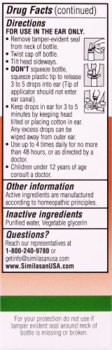 Similasan® Earache Relief Ear Drops Perspective: left