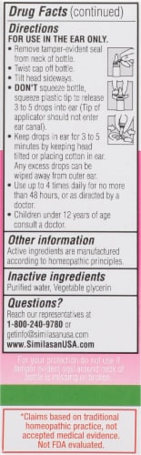 Similasan® Ear Ringing Remedy Ear Drops Perspective: left