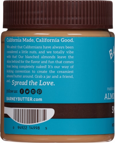 Barney Butter Smooth Almond Butter Perspective: left