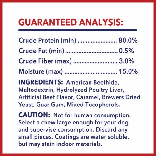 Pet Factory Made in USA Beefhide (5 Bones, 5 Rolls), (Beef & Chicken) - 6-7", 10 Ct Perspective: left
