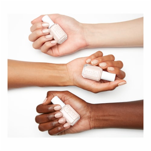 essie cloudy white Marshmallow nail polish Perspective: left