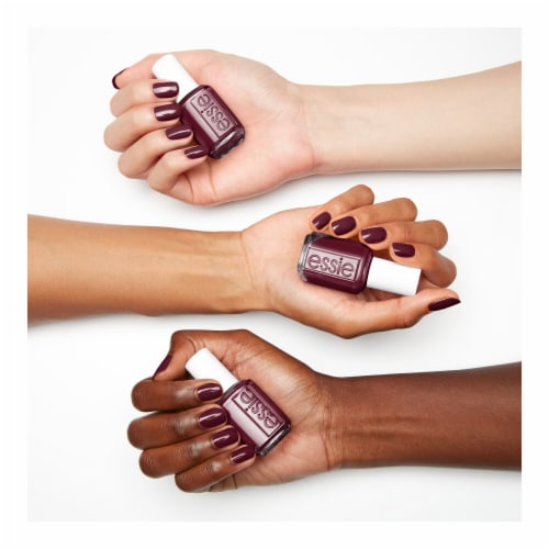 Essie Salon-Quality Vegan Nail Polish Bahama Mama Perspective: left