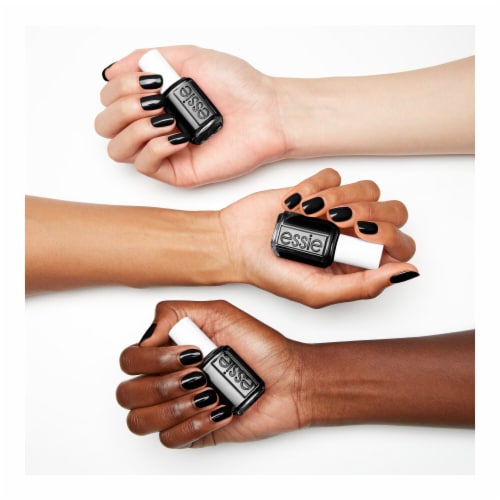 Essie Salon-Quality Vegan Nail Polish Licorice Perspective: left