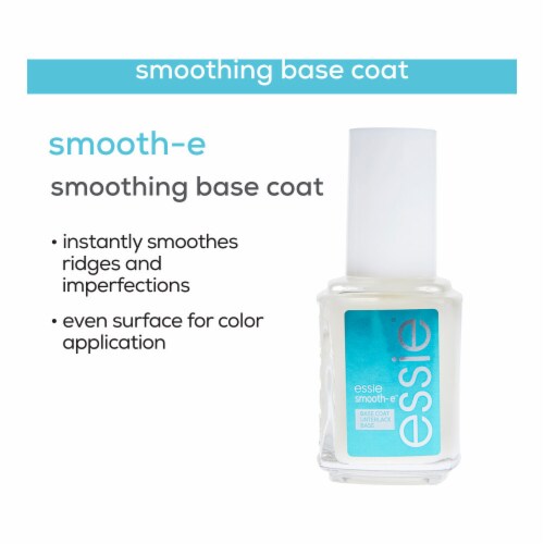 Essie Smooth-e Base Coat Nail Polish - Clear Perspective: left