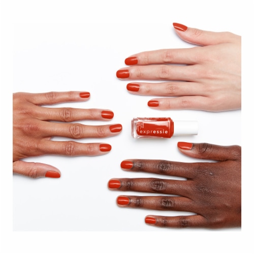 Essie Expressie Quick-Dry Vegan Nail Polish Bolt And Be Bold Perspective: left