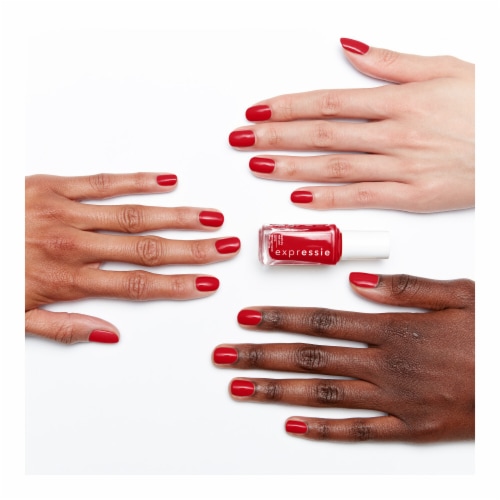Essie Expressie Vegan Quick-Dry Nail Polish Seize The Minute Perspective: left