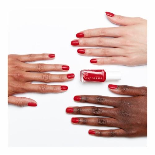 essie expressie quick dry nail polish vegan formula bright red Seize The  Minute, 0.33 fl oz - Kroger