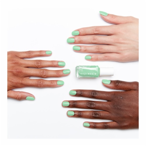 Essie Expressie Vegan Quick-Dry Nail Polish Express To Impress Perspective: left