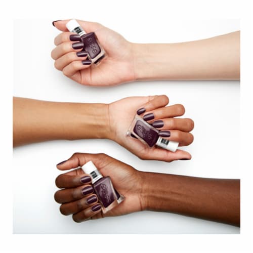 gel couture by essie Vegan Nail Polish Tailored By Twilight Perspective: left