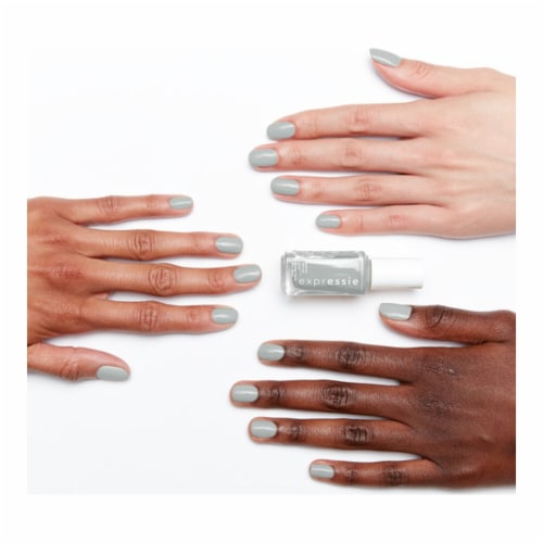 Essie Expressie Vegan Quick-Dry Nail Polish In The Modem Perspective: left