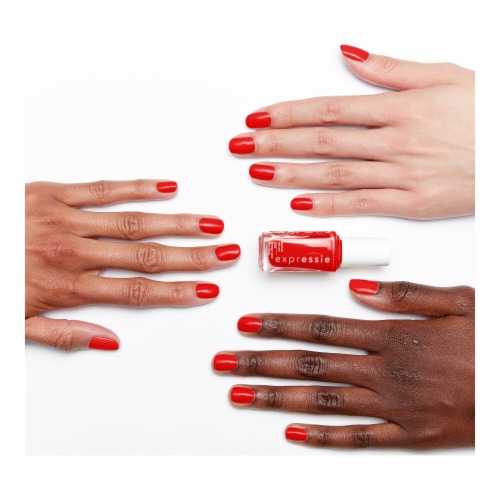 Essie Expressie Vegan Quick-Dry Nail Polish Send A Message Perspective: left